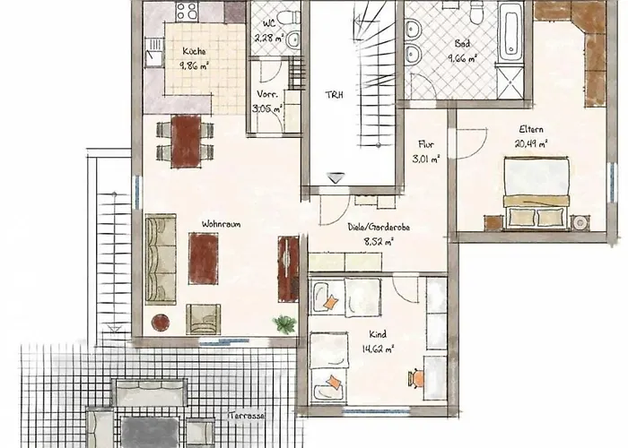 In Paehl With Swimming Pool Holiday home Pahl